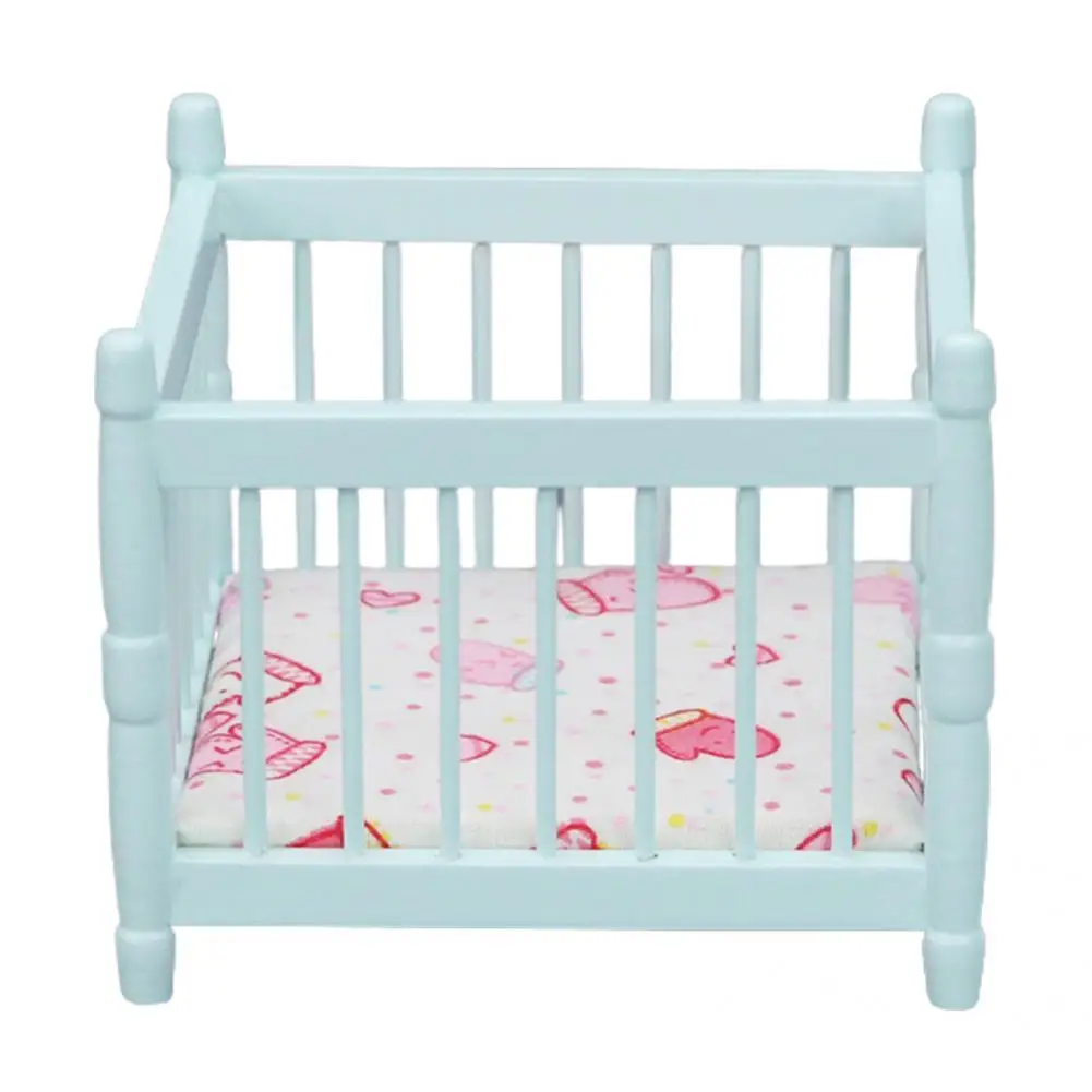 

Кровать для кукольного домика, прочная деревянная тонкая ручная работа, мини-кровать для кукольного домика 1/12, мини-кровать, детская кроват...