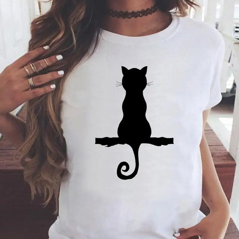 

Classic Round Neck Printed Casual Cotton Short Sleeve T-Shirt Summer New Shirt
