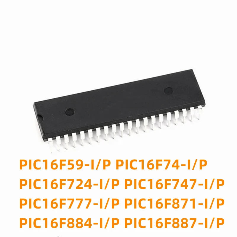 Встроенный чип микроконтроллера DIP-40 для P 16F74 16F724 16F747 777 871 884 887 I/P T, в наличии, 1 шт.