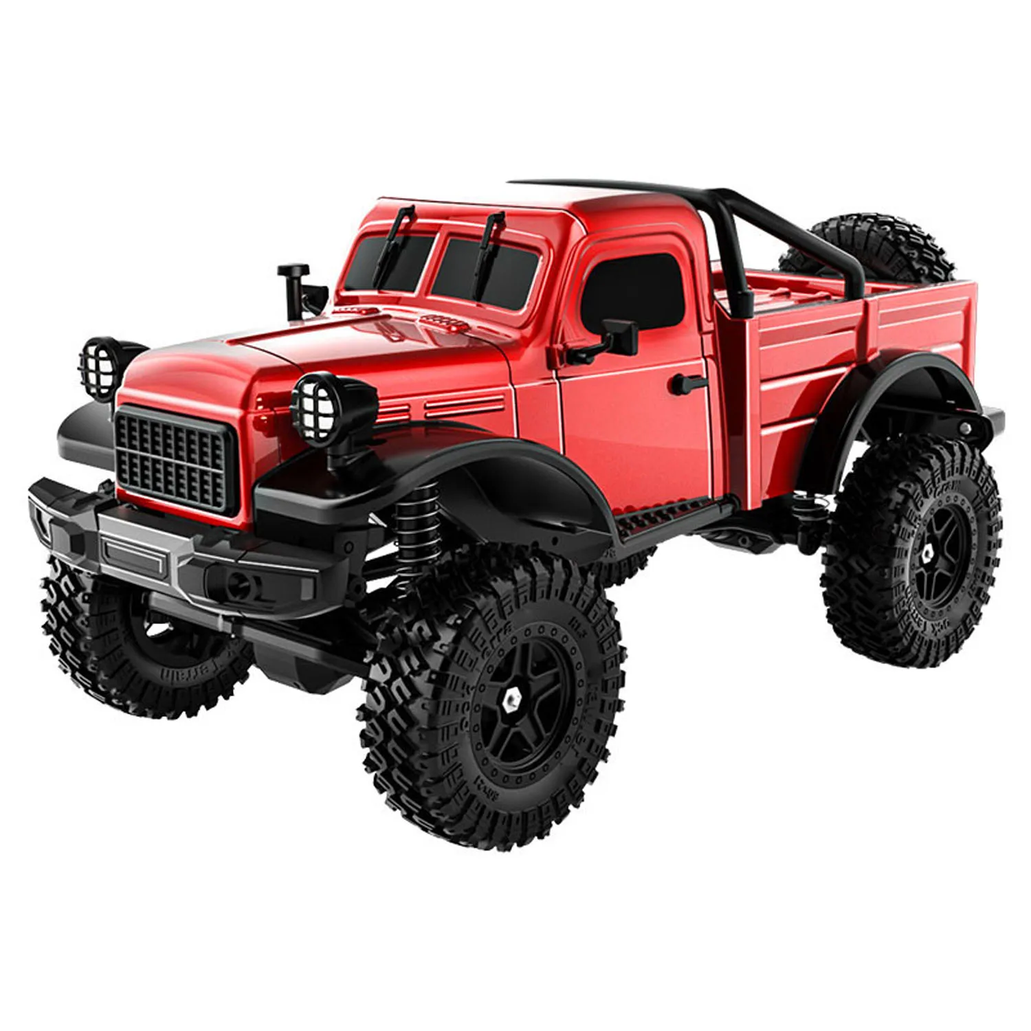 Фото 1/18 Пульт дистанционного управления 4WD Rock Crawler Автомобиль Моделирование Пикап 2,4 ГГц RC Гусеничный Матовый мотор Батарея Свет Готовый к работе №2