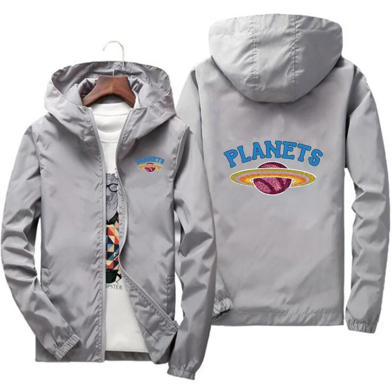 

2022 new spring summer men's jacket sunscreen windbreaker, men's plus large size coat casual zipper hooded jacket skin clothes