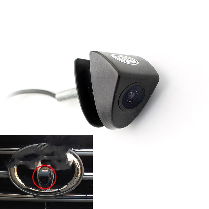 

CCD Car Front Logo Camera for Toyota Prado Highlander Land Camry Front View Reversing Backup Camera Parking Assistance
