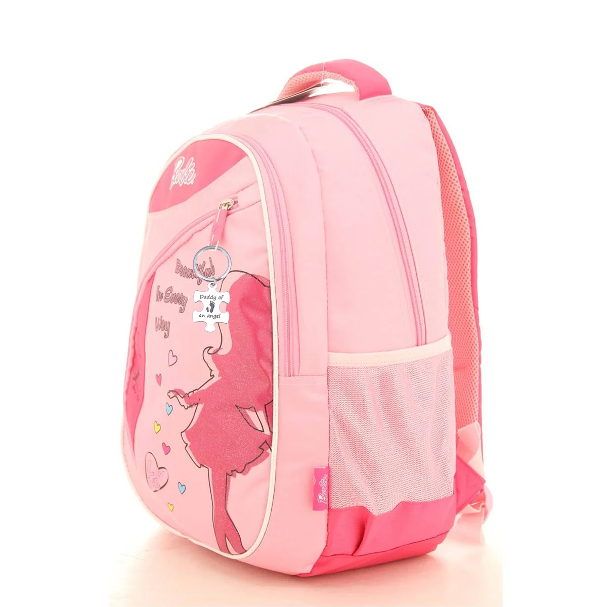 

Couples Keychain Mommy Daddy Papa Gifts Puzzle Pendant Miscarriage Metal Memorial Charm