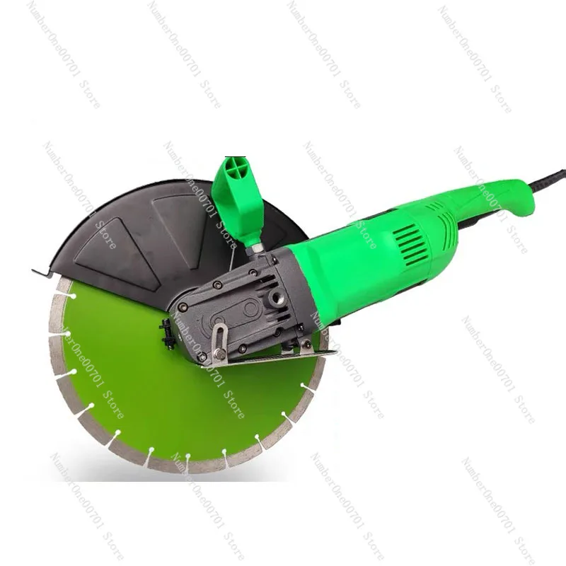 5200W Portable Cutting Machine 14 Inch Stone Wall Opening Door Electric Saw Horse Road Surface Slotting