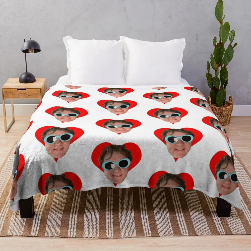 

Lewis Capaldi Heart & SunglassesThrow Blanket heavy blanket stuffed blankets custom blanket sleeping bag blanket