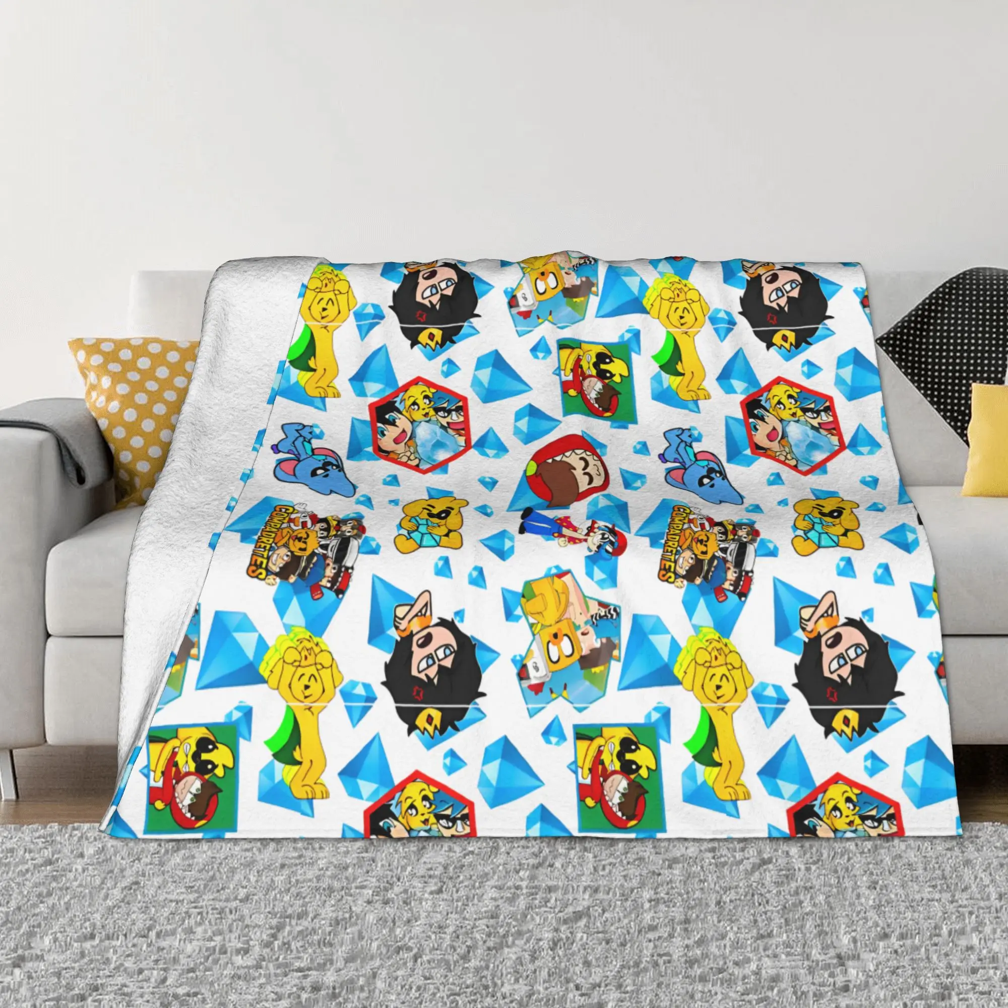 Mikecracks узор коралловый флис плюшевые пледы мультяшные одеяла для дома и улицы