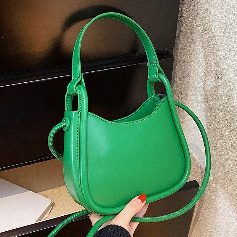 

2023 Simple Women's Handbags Leisure Fashion PU Leather Messenger Bag Summer Trend All-Match Shoulder Pack