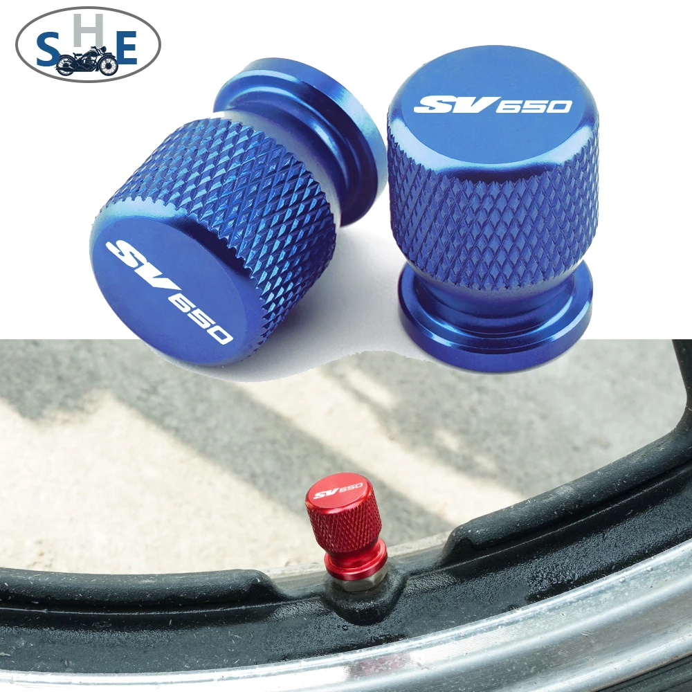 

For Suzuki SV650 SV 650 SV650S SV 650S S 1999-2019 Motorcycle CNC Aluminum Accessories Wheel Tire Parts Valve Stem Caps Cover