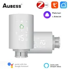 Новый Умный привод радиатора Tuya ZigBee, программируемый термостат, термостатический клапан, контроллер температуры с поддержкой Alexa Alice