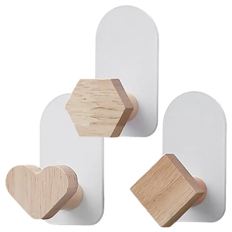 

Настенные крючки для подвешивания одежды, деревянные настенные крючки для полотенец и фотоаксессуаров, крючки для подвешивания украшений ...