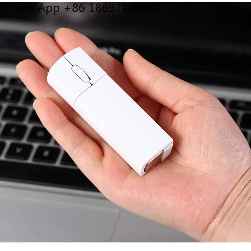 Фото Двухрежимная беспроводная мини-мышь Bluetooth с функцией зарядки, совместимая с Apple Mac mini №2