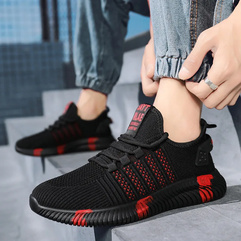 New Outdoor Sport Men Shoes Lightweight Running Sneakers for Men Comfortable Walking Tenis Shoes Male Fitness Athletic Sneakers