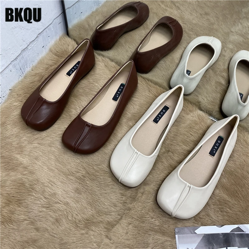 

2022 New Autumn Design Women Loafers Slip On Square Toe Ladies Shallow Daily Office Flats Female Casual Comfortable Shoes Light