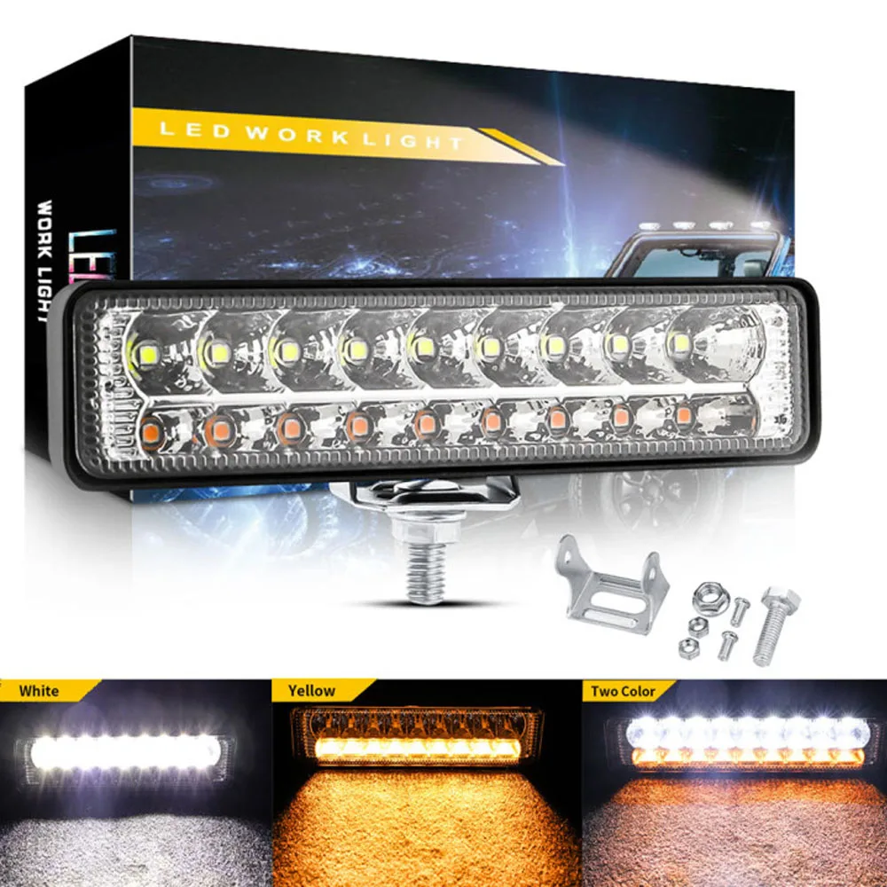 

18W 18 LED Car Work Light DRL Spotlight High Bright Waterproof Auto Offroad SUV Truck Headlights Driving Lamp 12V 24V 6500K 작업등