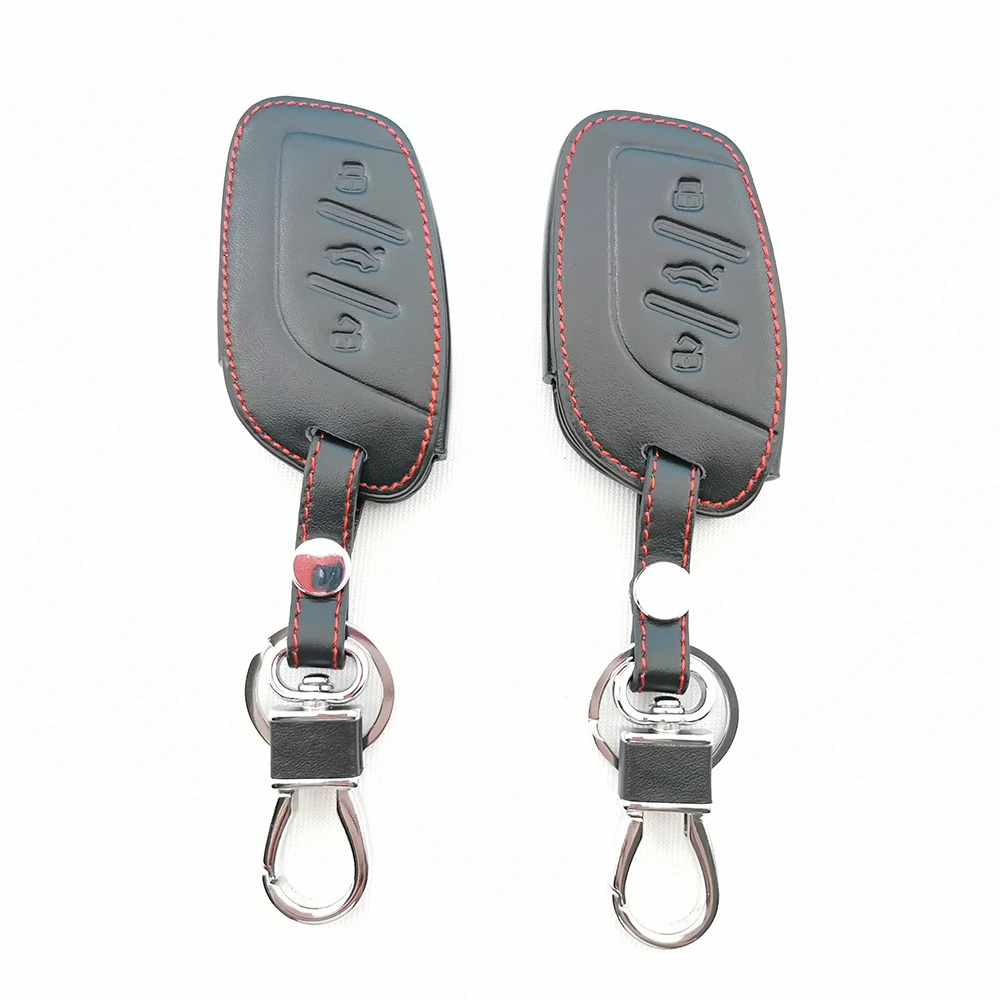 

Кожаный чехол для дистанционного ключа с 3 кнопками, чехол для MG ZS EV MG6 EZS HS EHS 2019 2020 Roewe RX5 i6 i5 RX3 RX8 ERX5, автомобильные аксессуары