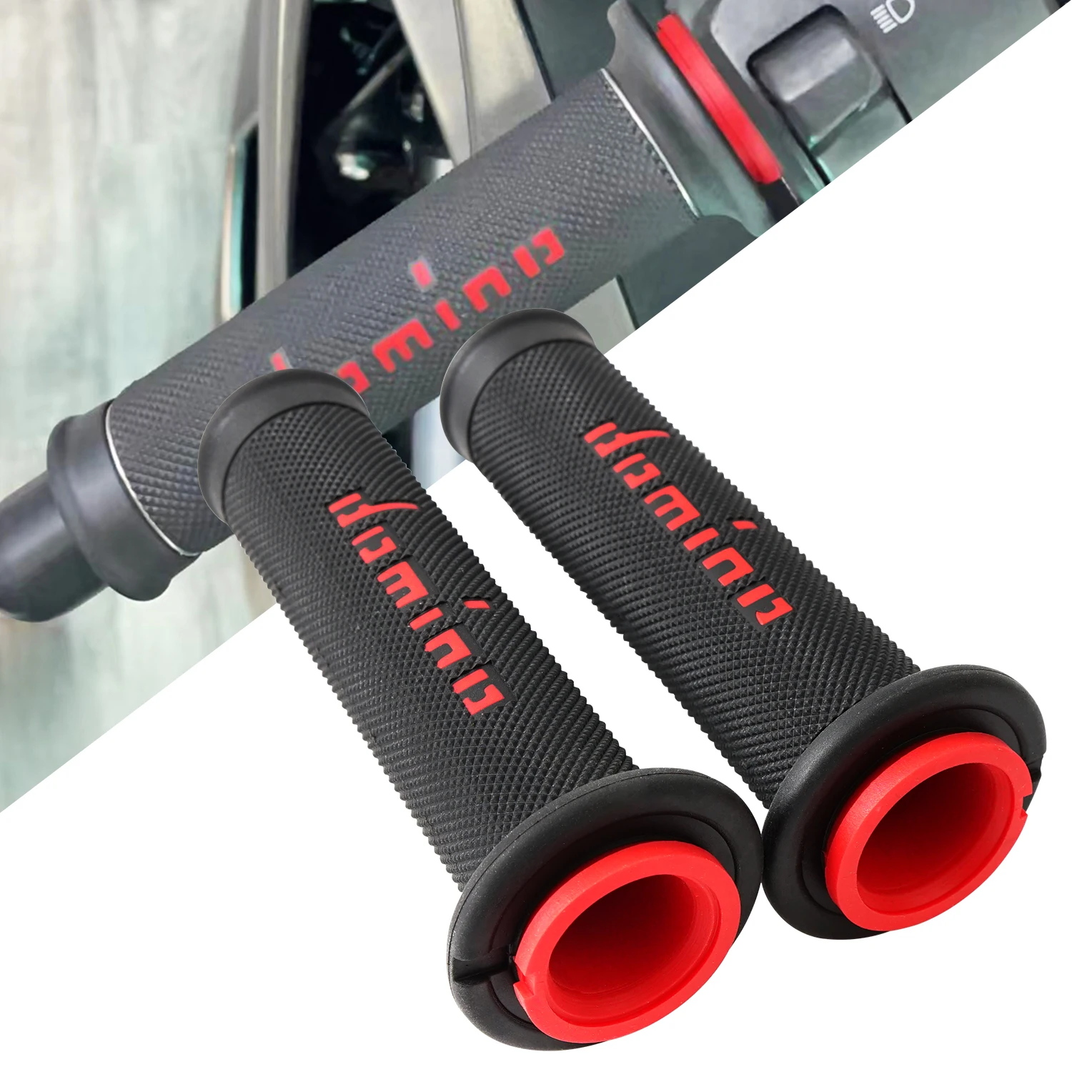 

For RC200 RC390 DUKE390 Motorcycle Universal Domino Racing Handlebar Handle Grip