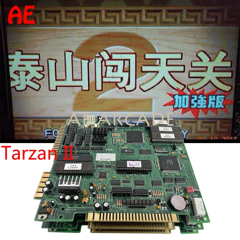 

IGS Tarzan 2 Plus II Casino Slot Game PCB Board Retro Video Arcade Gaming Motherboard for LCD Frame Game Machines