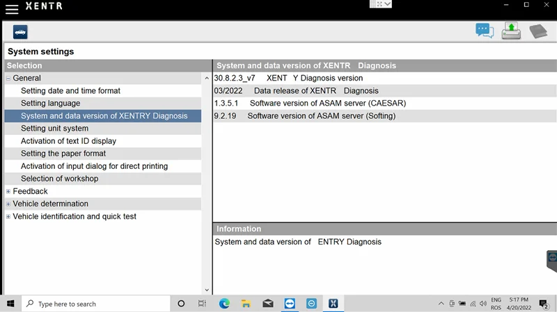 Диагностическое программное обеспечение Star Xentry DAS для C4/C5/C6 openport 2022 06 новейшая