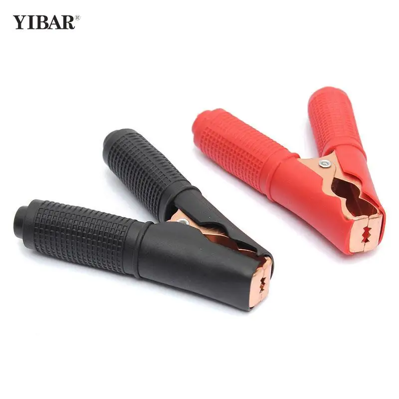 

2 шт., зажим-крокодил для автомобильного аккумулятора, 90 мм