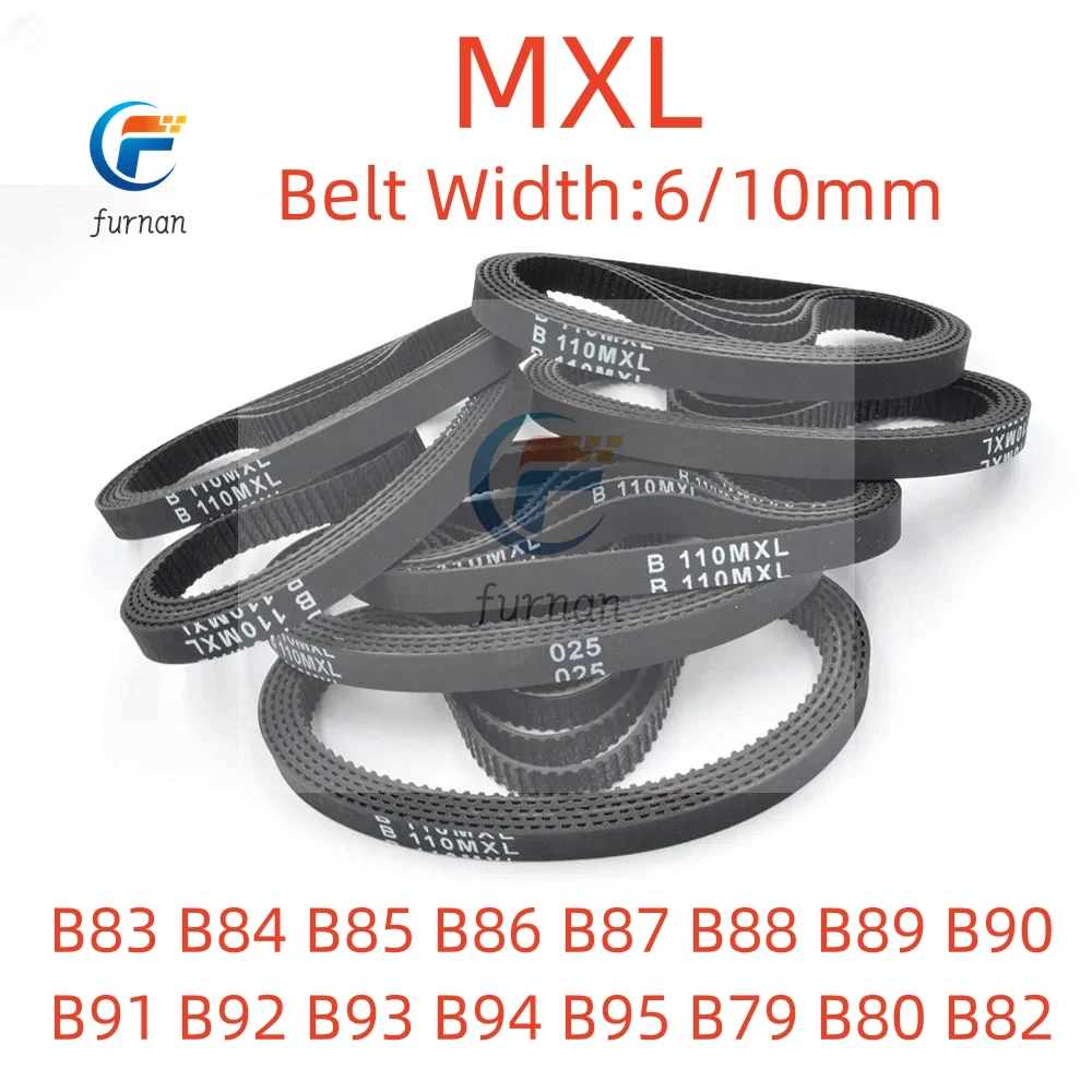 

FURNAN MXL Synchronous Timing belt B83 B84 B85 B86 B87 B88 B89 B90 B91 B92 B93 B94 B95 Width 6/10mm