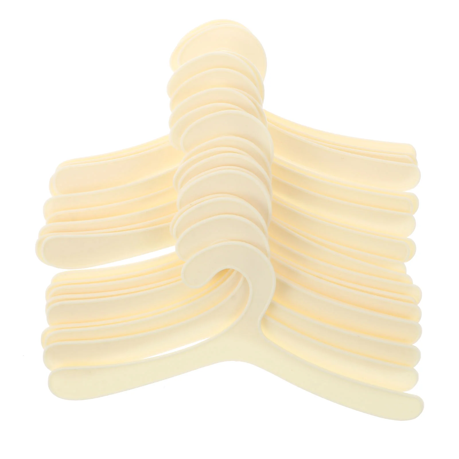 

20pcs Pet Clothes Storage Racks Dog Clothing Hanger Plastic Puppy Apparel Hanger