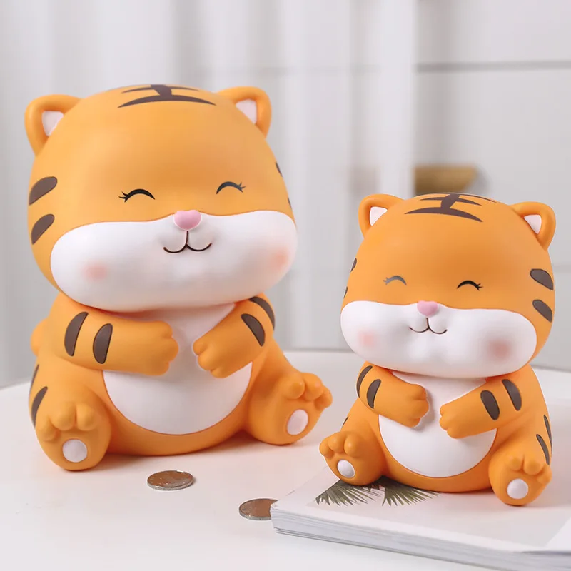 

New Year of The Tiger Piggy Bank Children's Gifts Items Can Be Stored In Piggy Bank Change Can Anime