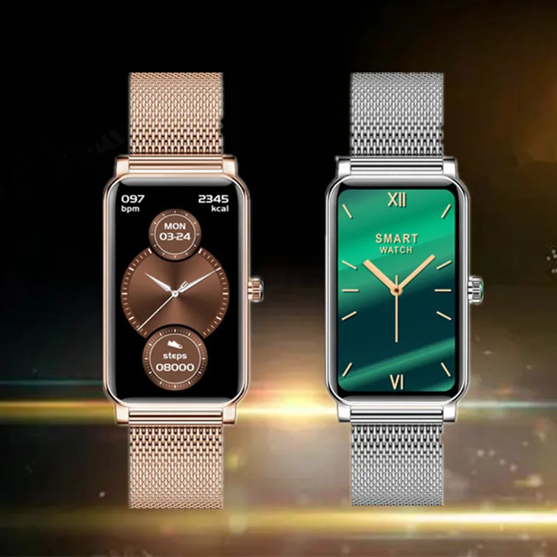 

Новинка, роскошные женские умные часы, спортивный фитнес-трекер, пульсометр, кровяное давление, женские модные часы с циклическим мониторин...