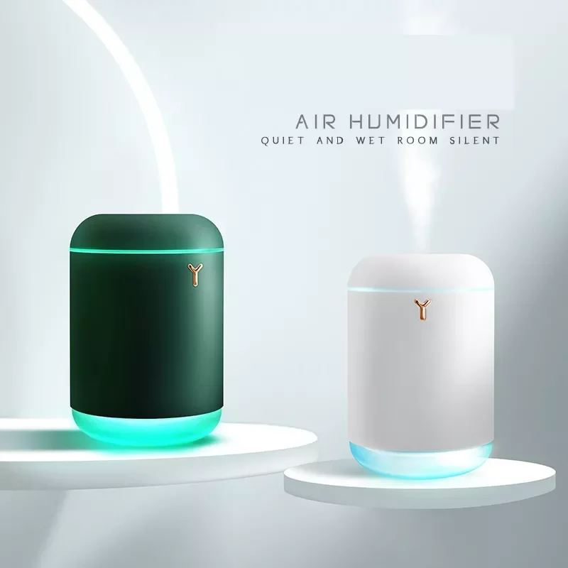 

2022 Humidificador Mini Air Humidifier Aroma Essential Oil Diffuser Portable Humidifier for Home Car USB with LED Night Lamp