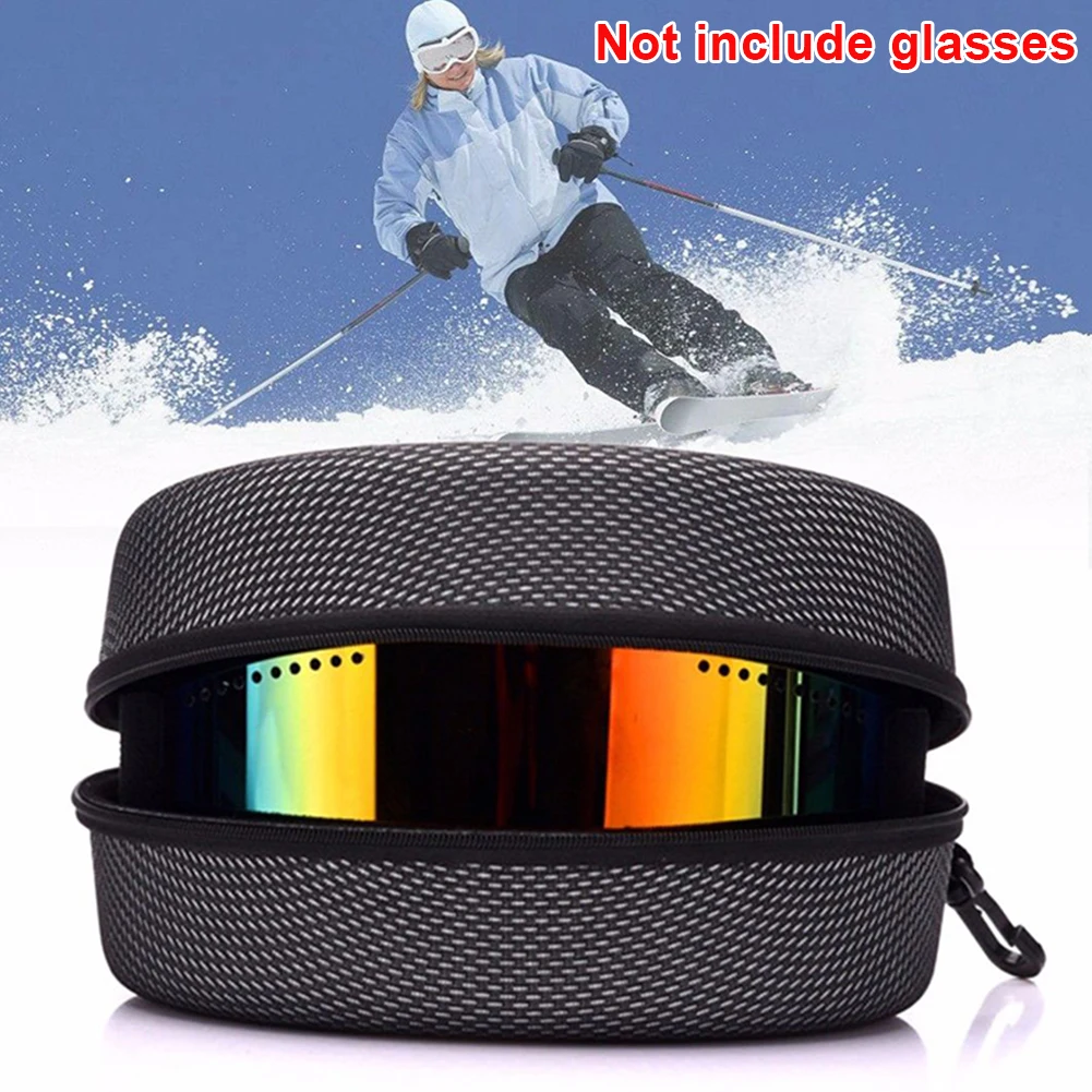 

New Protection EVA Snow Ski Eyewear Case Snowboard Skiing Goggles Sunglasses Carrying Case Zipper Hard Box Holder Sunglasses