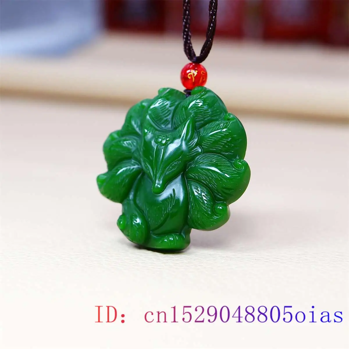 Кулон с нефритовой лисой ожерелье настоящий дизайнер модные аксессуары амулет