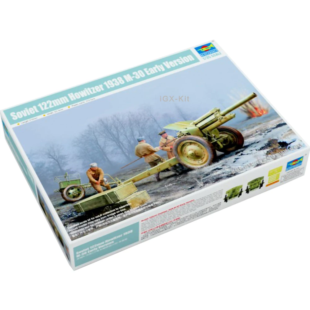 Модель Trumpeter 02343 модель советской боевой артиллерии 1/35 мм M30 ранней 122 пластиковая