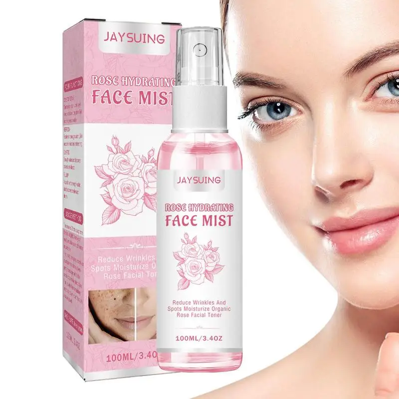 

Facial Toner Rose Face Mist For Moisturizing Travel Water Spray For Refreshing Conditioning Soothing Redness Reducing