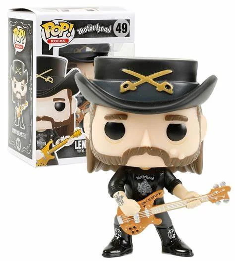 FUNKO POP Rock Motorhead Gold Lemmy Kilmister 49 # Виниловые фигурки кукол из ПВХ HOT TOPIC эксклюзивная