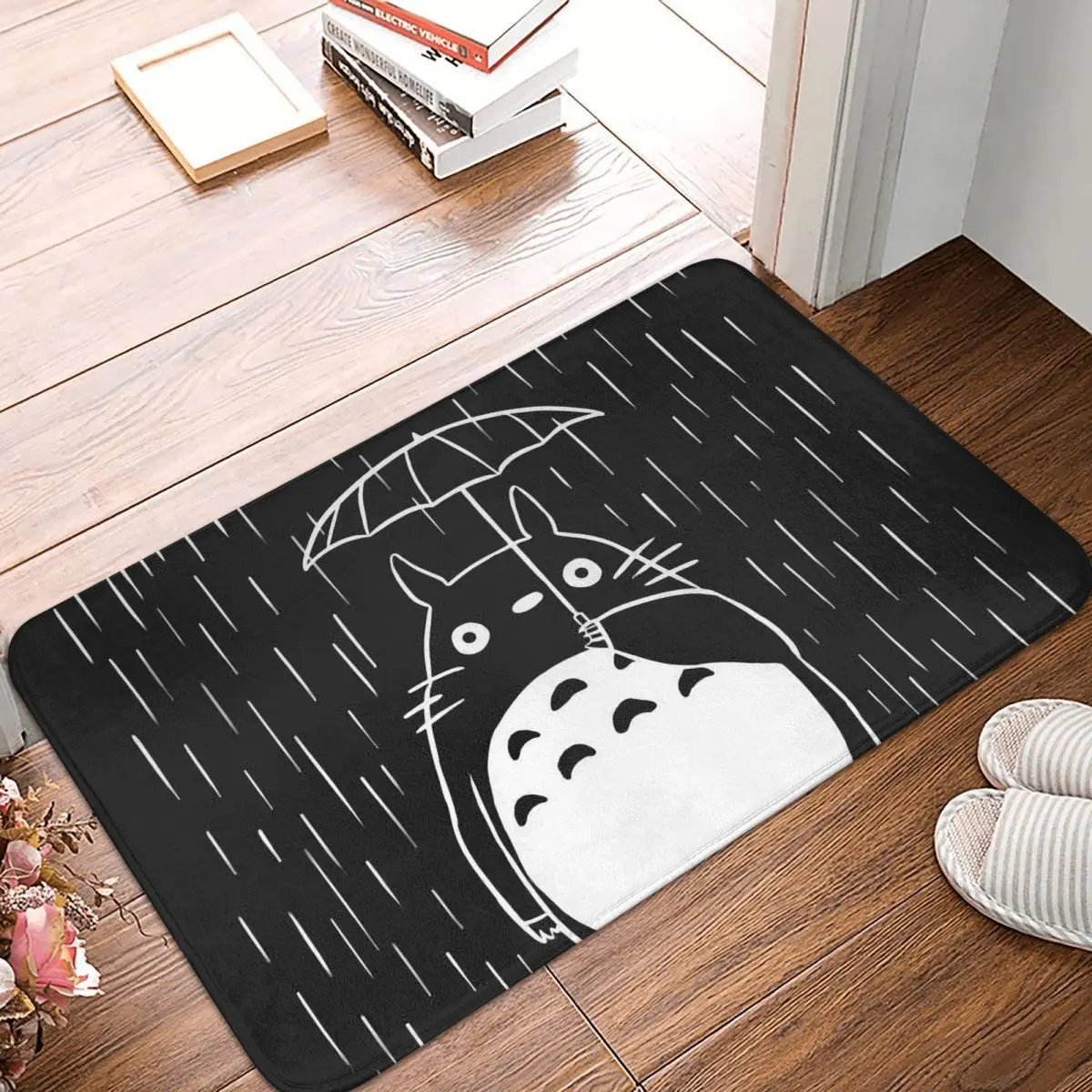 

My Neighbor Totoro Anime Kitchen Non-Slip Carpet Rainning Bedroom Mat Welcome Doormat Floor Decor Rug