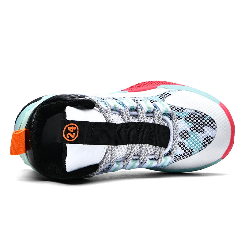 Size 30-40 Kids Boys Brand Basketball Shoes Kids Sneakers Non-Slip Sports Girls Basketball Training Tennis Shoes