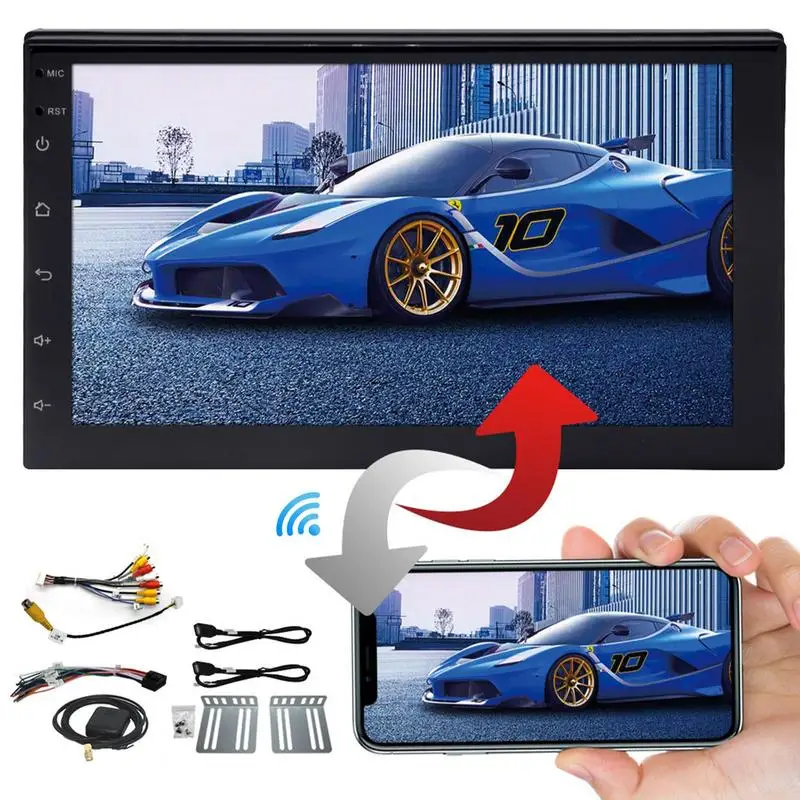 

Car GPS Navigation Multifunction Video Receiver With Car Chip MP5 Radio Strong Motivation Multimedia Player For SUVs Sports Cars