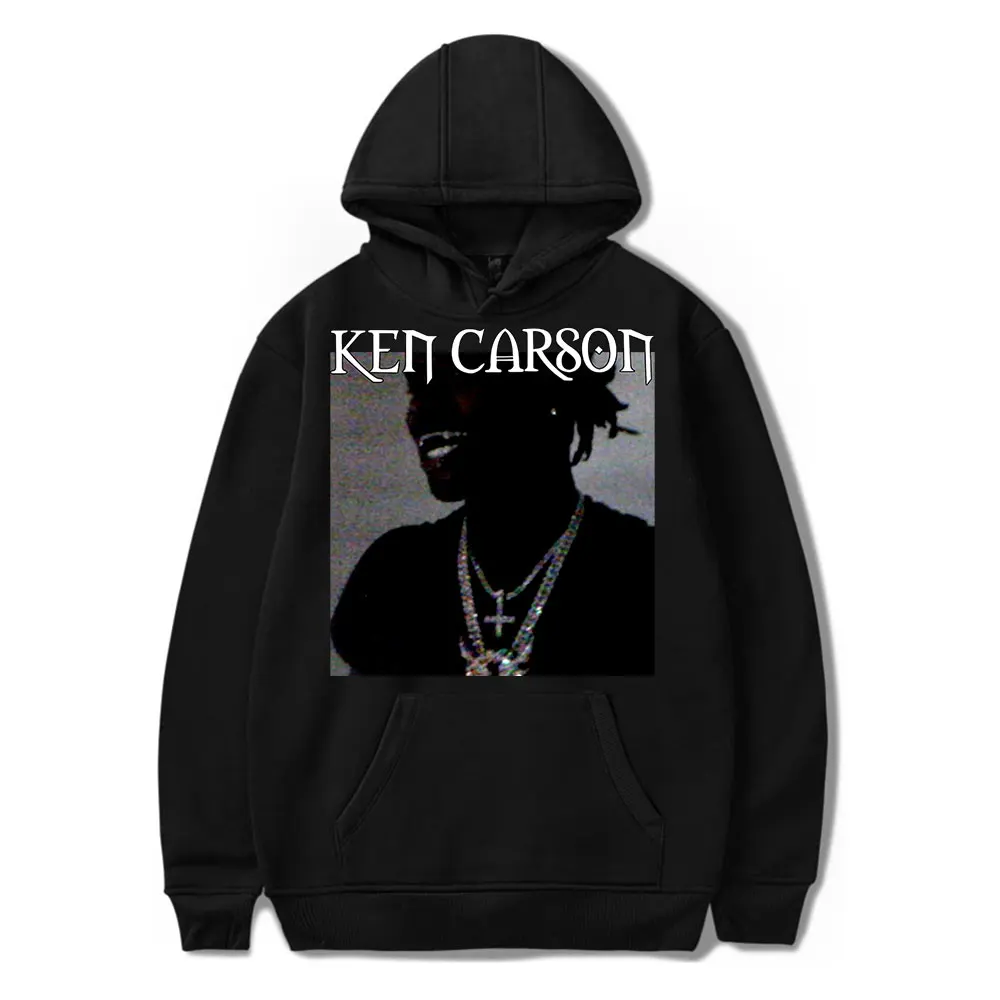 Ken Carson A Great Chaos AGC Винтажная толстовка с капюшоном 90-х годов унисекс Harajuku хип-хоп