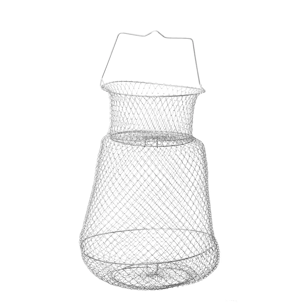 

Floating Wire Fish Basket Floating Wire Fish Basket Collapsible Fishing Net Fish Landing Net Fishing Net Cage Fishing tackle