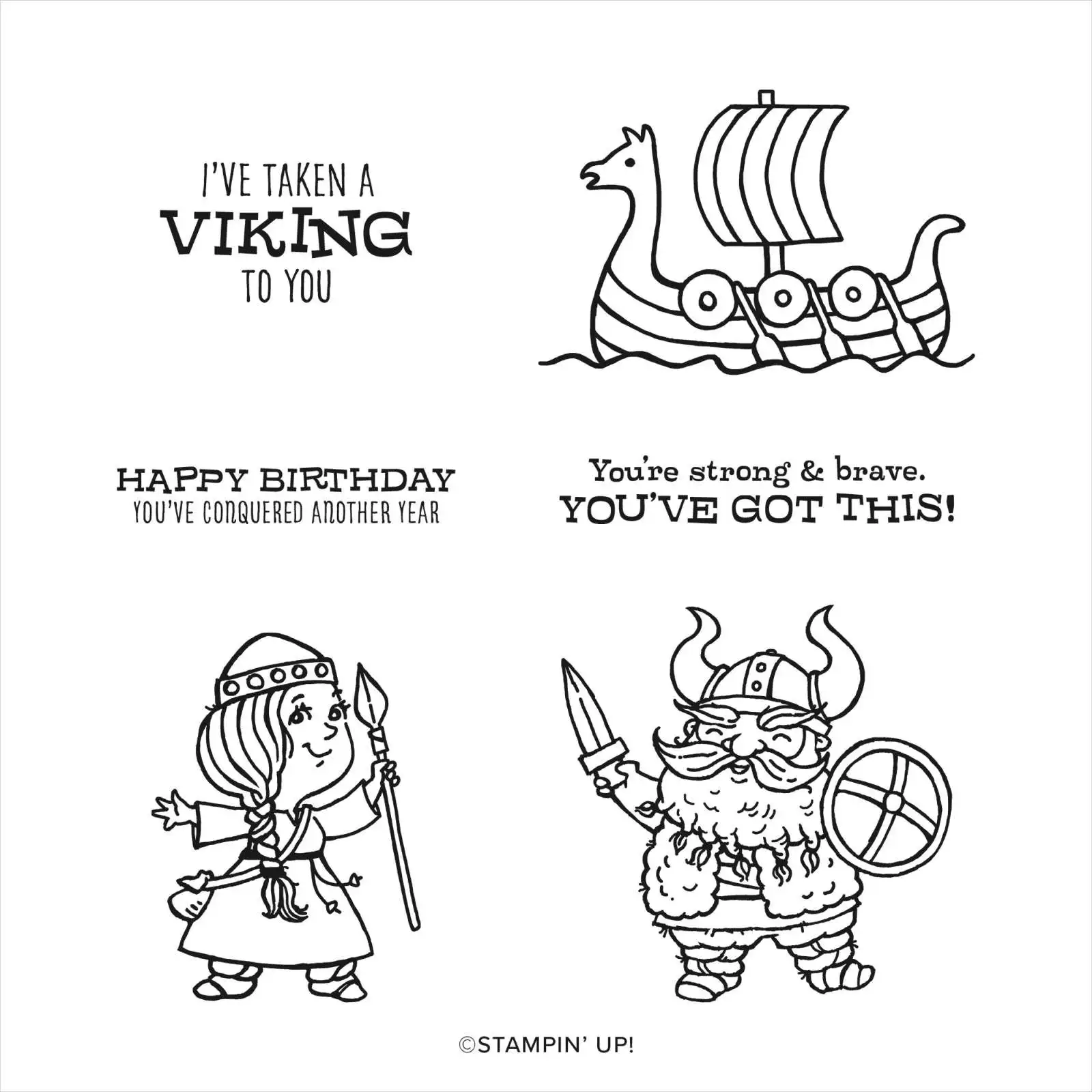 

New 2022 Arrival Brave Vikings Clear Stamps For Scrapbooking Embossed Make Paper Card Album Diy Craft Template Decoration