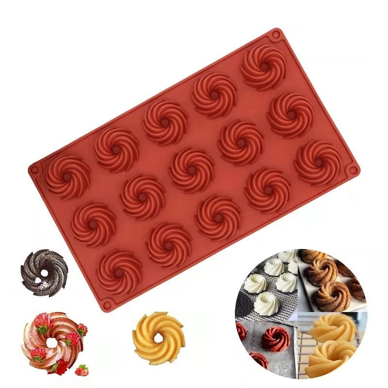 

3d Silicone Cake Molds BakewareTools Baking Pan Chocolate Donut Tray Tools Baking Tools Non-Stick DIY Pastry Decoration Molds