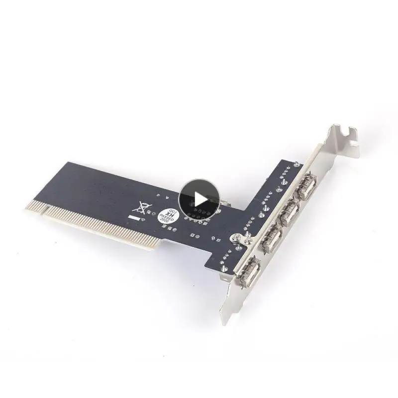 

Plug And Play Pci Express Pcie Usb 2.0 Hub Adapte Lightweight Mini Usb Expansion Card Black Usb 2.0 Pci-e Expansion Card 1 Pcs