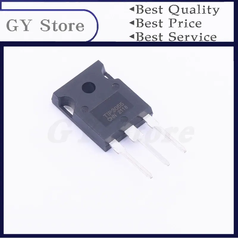 

5 шт. транзистор питания TIP2955 TO3055 TO-247 15A 100V