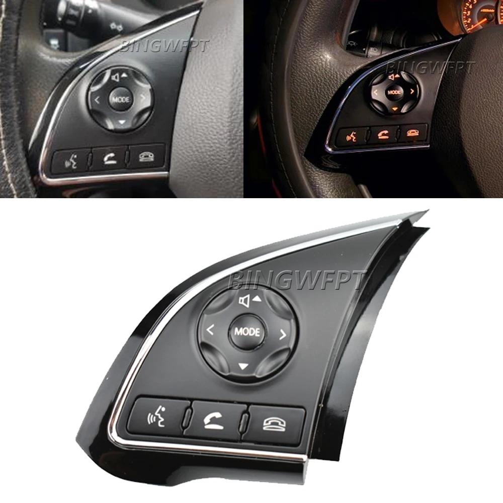 Фото Кнопка управления круиз-контролем, аудио и Bluetooth на руле для Mitsubishi Outlander, Xpander, Eclipse Cross 16-19, Triton 15-17 №1