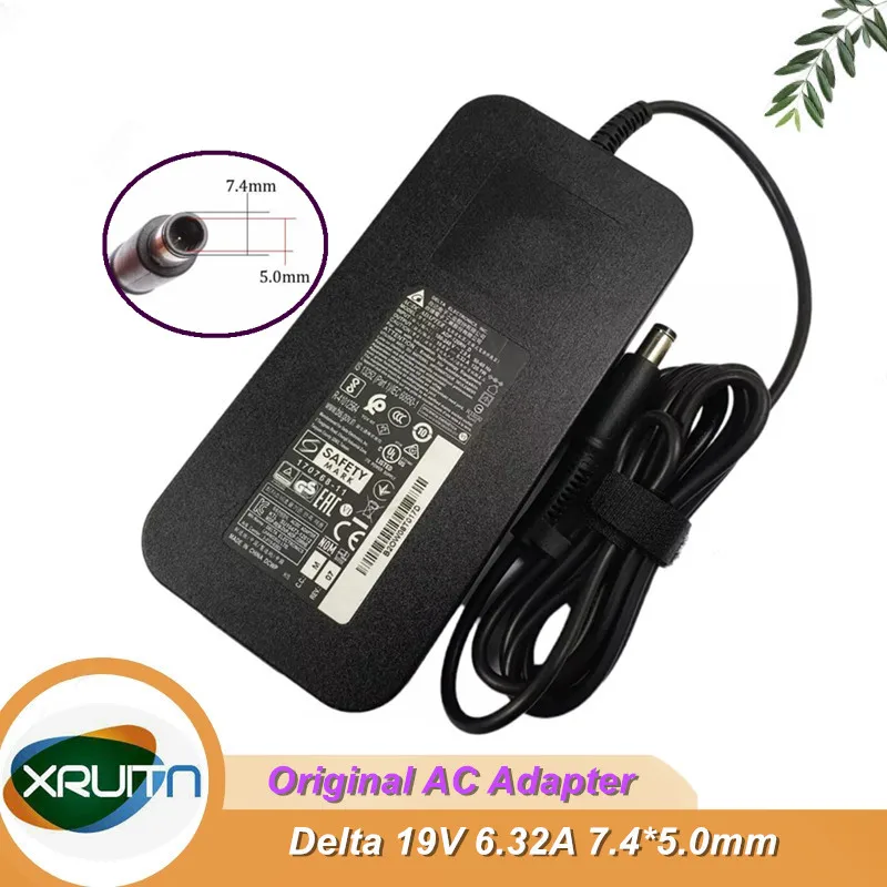 Новый оригинальный адаптер переменного тока Delta 120 Вт 19 В 6 32 А зарядное устройство