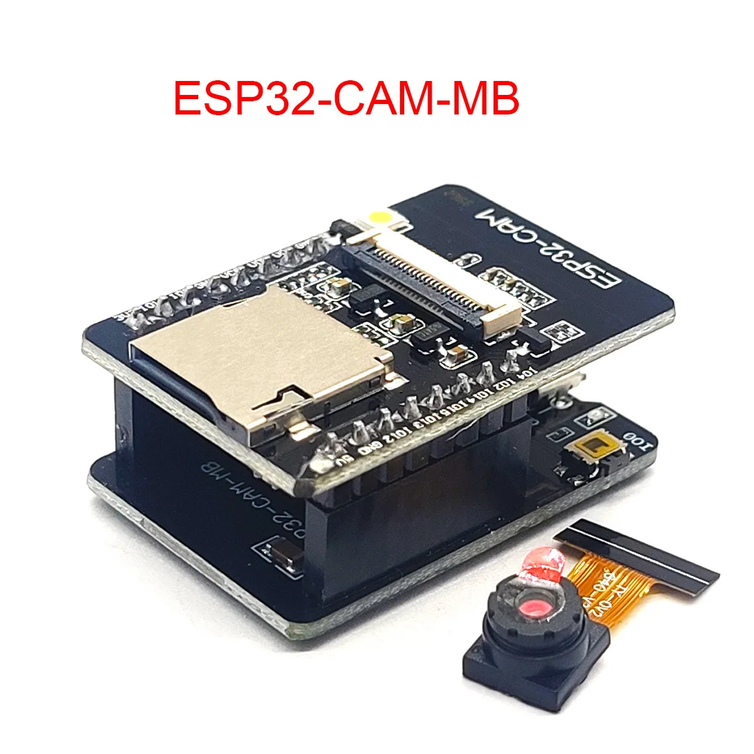 ESP32-CAM-MB WIFI ESP32 CAM Bluetooth макетная плата с камерой OV2640 MICRO USB для последовательного