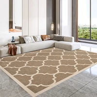 Geometric Beige Indoor Area Rugs Lantern Pattern Carpet Living Room Bedroom Abstract Floor Mat Office Hotel Breakfast Carpet