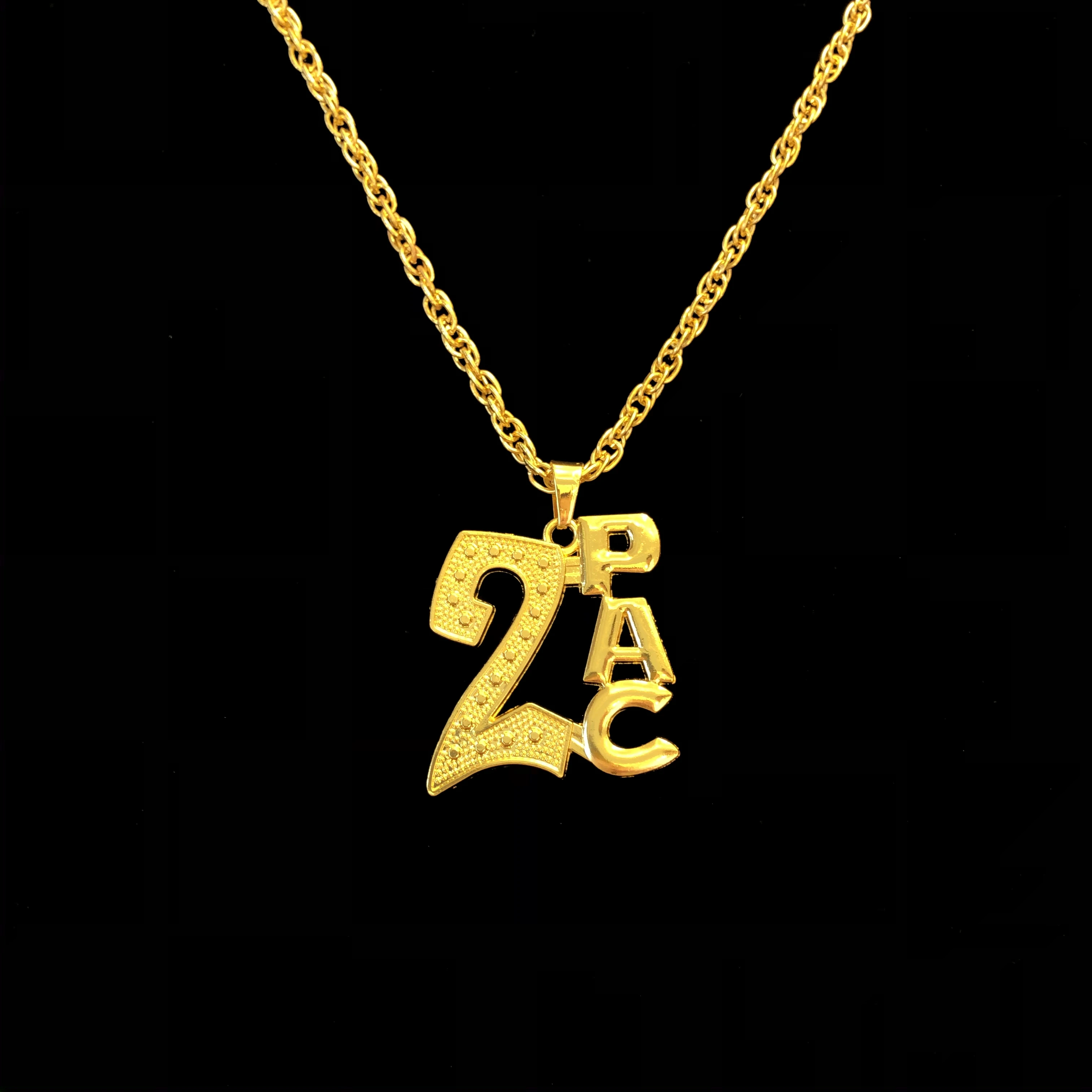 

2 PAC Sign Pendant Hip Hop Rap Rock Necklace, A Perfect Gift for Music Lovers