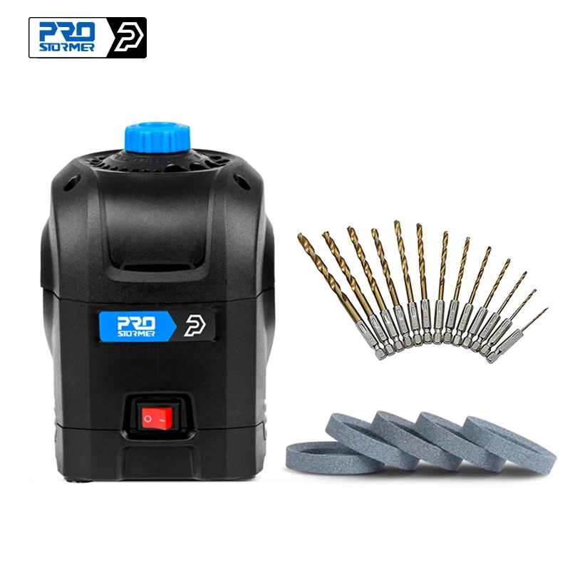 

Electric Drill Bits Sharpener 3-12mm 95W Twist Drill Grinding Machine High Speed Household Automatic Grinding Tools PROSTORMER