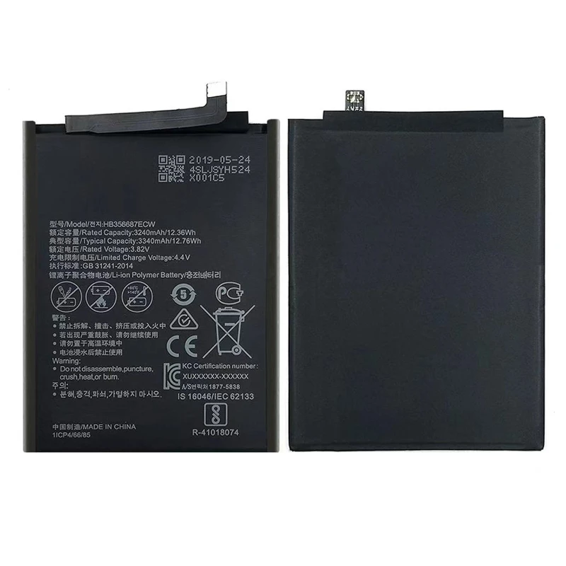 Аккумулятор HB 356687 ECW для Huawei Nova 2 Plus 2i 2S 3i 4e P30 Lite Mate SE G10 10 Honor 7X 9i Maimang 6 Аккумуляторы +