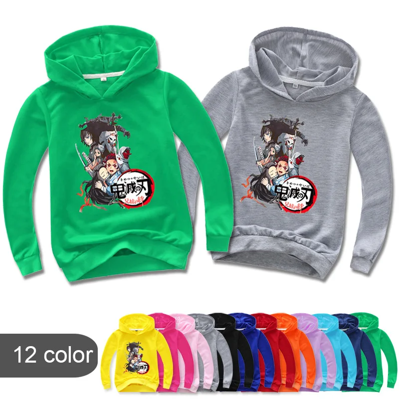 

Толстовка с капюшоном для мальчиков и девочек, с изображением рассеянных демонов